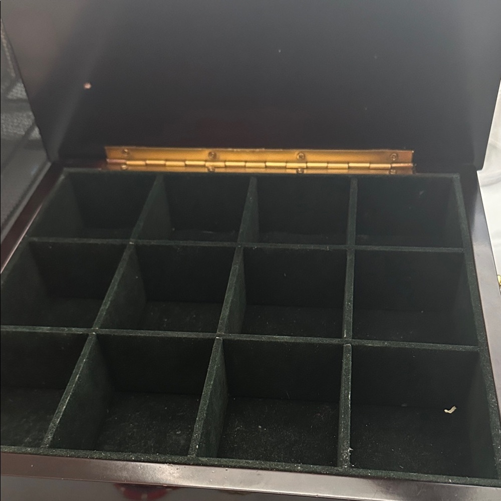 Elegant dark brown Jewelry Organizer Box